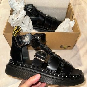 Brand new in box, docs, goth, sandals